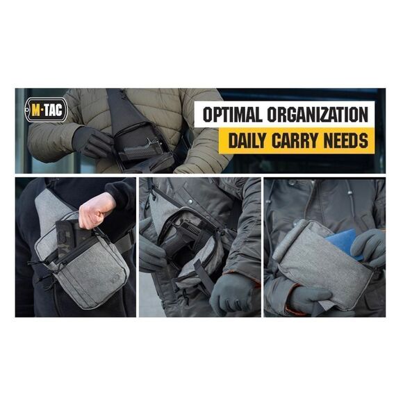 Concealed Carry Handgun Tactical Bag Shoulder Chest Pack with Sling - Picture 11 of 15